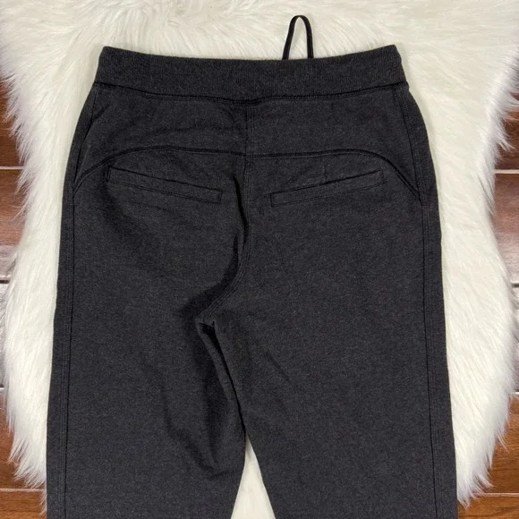 Lululemon Women's Size 4 Charcoal Gray Cotton Blend Jogger Pants - Picture 8 of 9